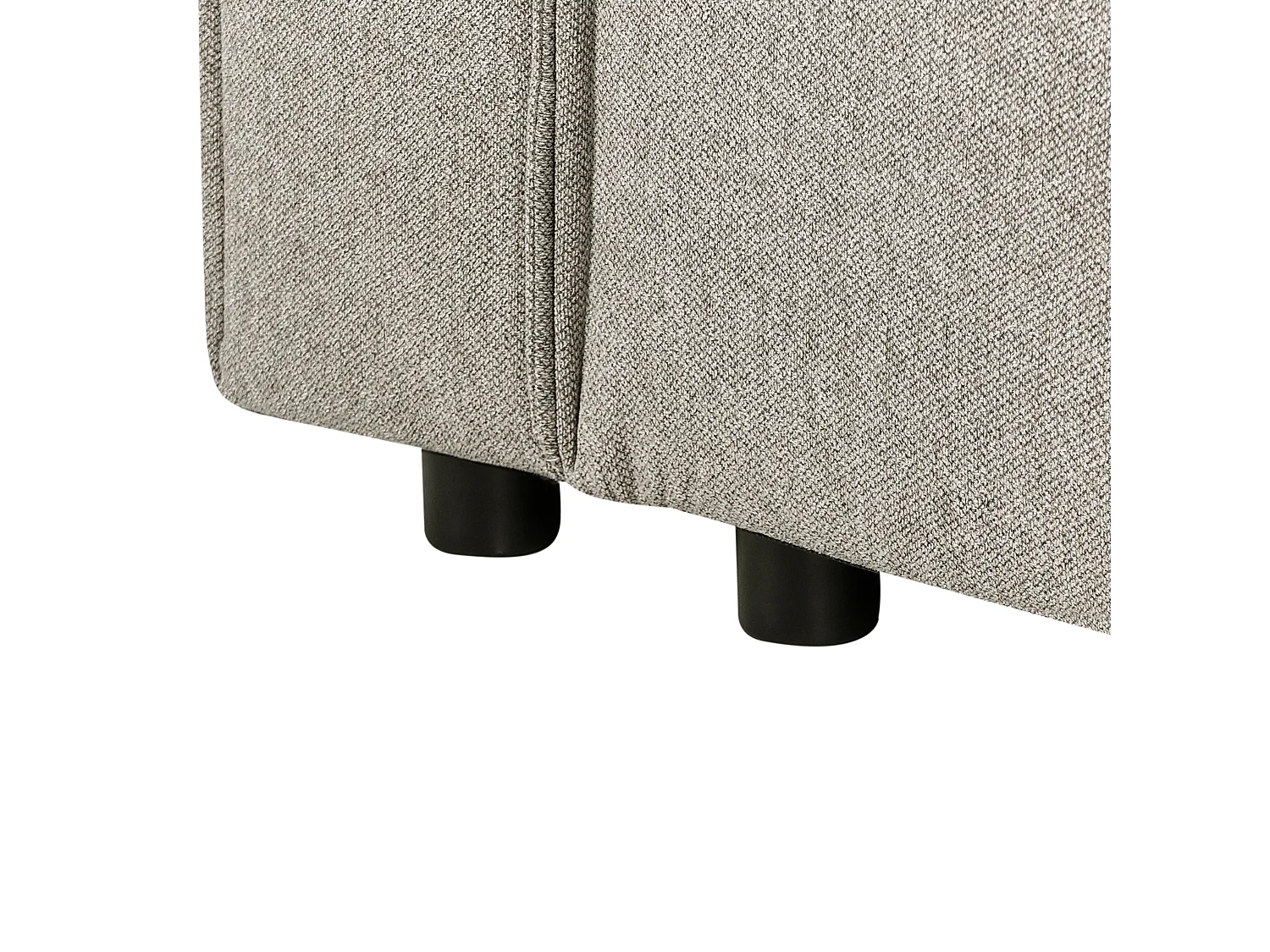 Divano letto angolare ROMEDAL II Tessuto Beige 3 posti Lato destro