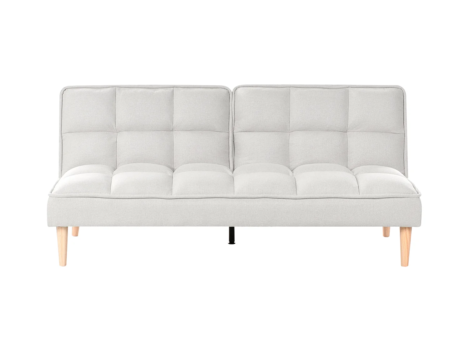 Canapé-lit 3 places SILJAN Tissu Blanc cassé