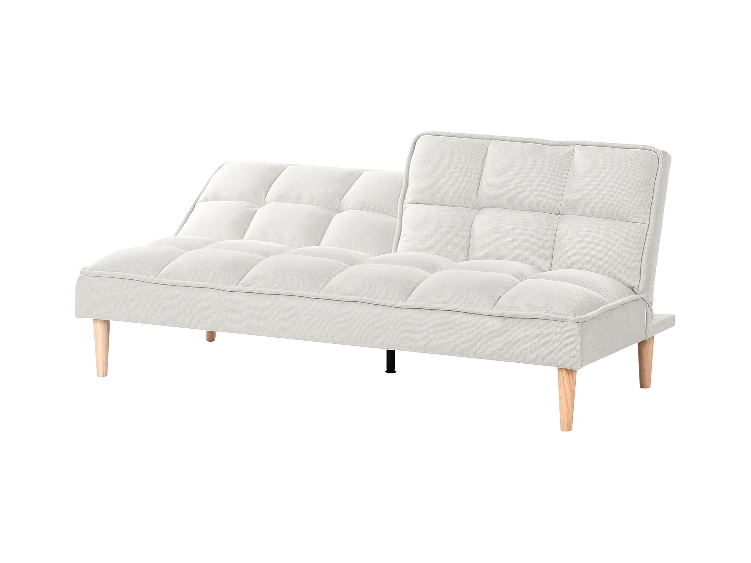 Canapé-lit 3 places SILJAN Tissu Blanc cassé