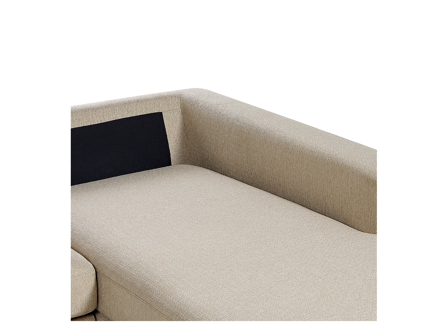 Canapé d'angle 5 places LILVIKEN Tissu Beige