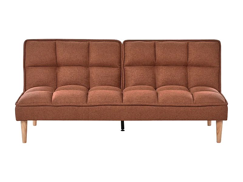 Sofa rozkładana SILJAN Złoty brąz dla 3 osób