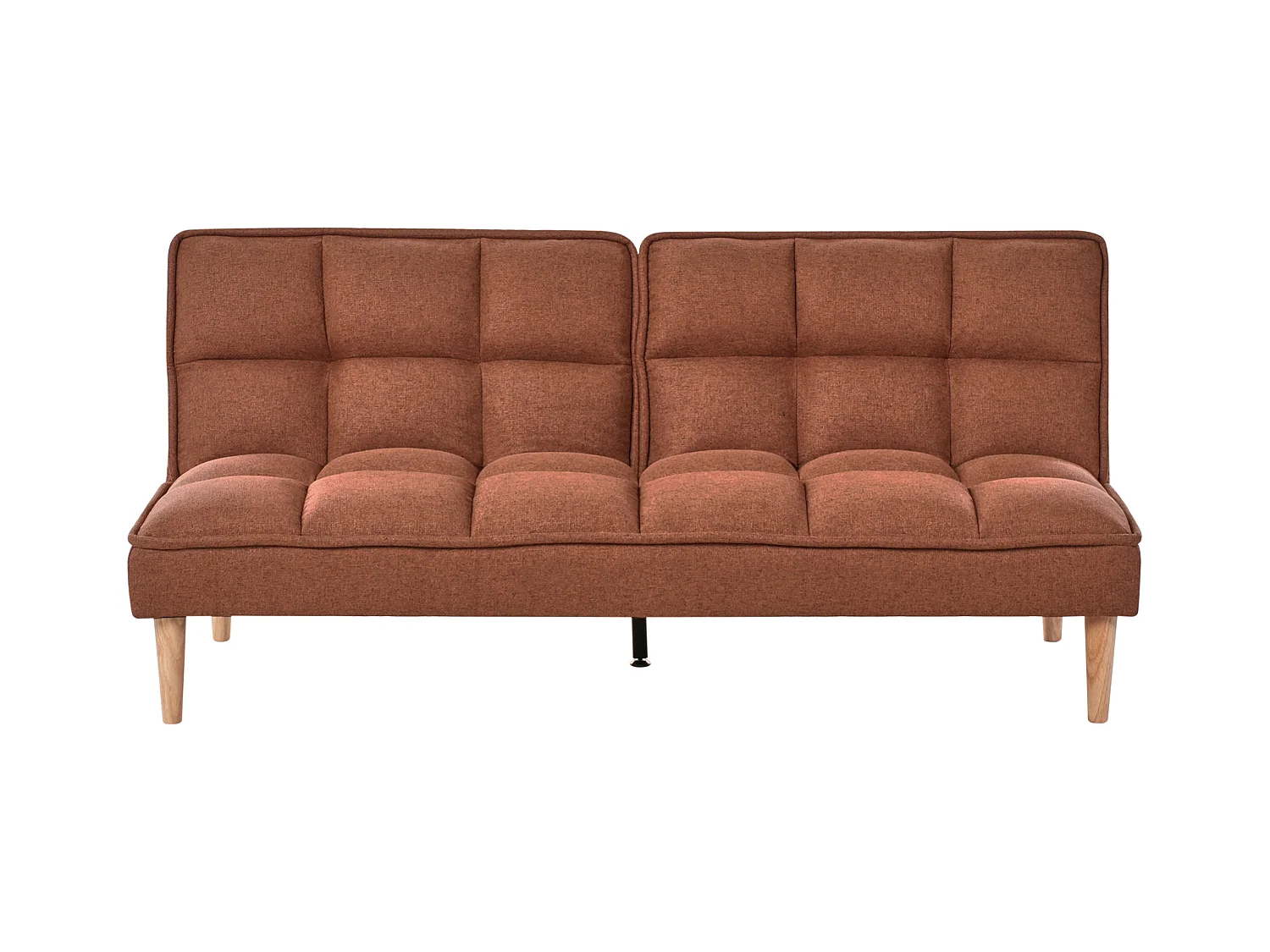 Canapé-lit 3 places SILJAN Tissu Marron doré