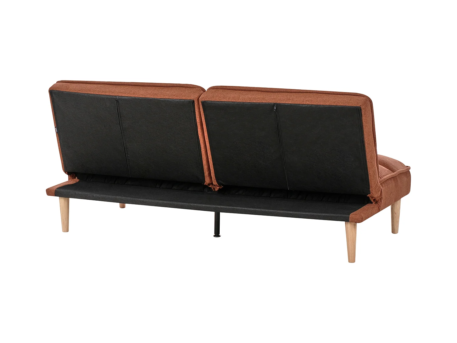 Canapé-lit 3 places SILJAN Tissu Marron doré