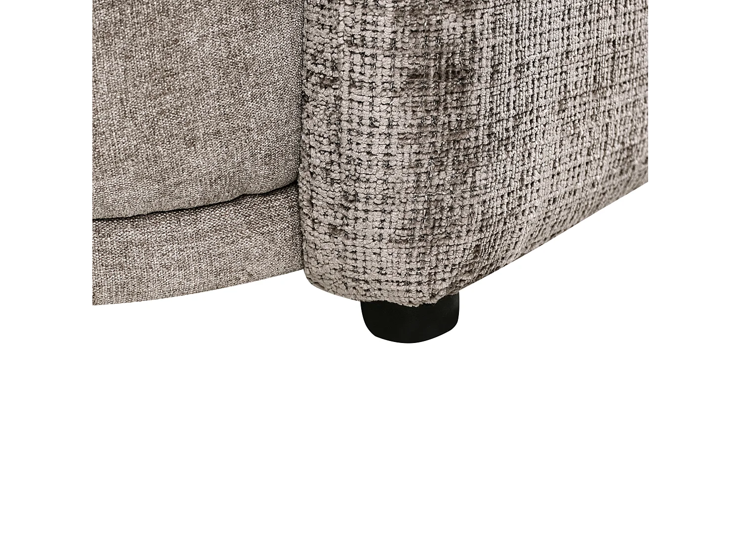 ROSET Tela Marrón 3 plazas