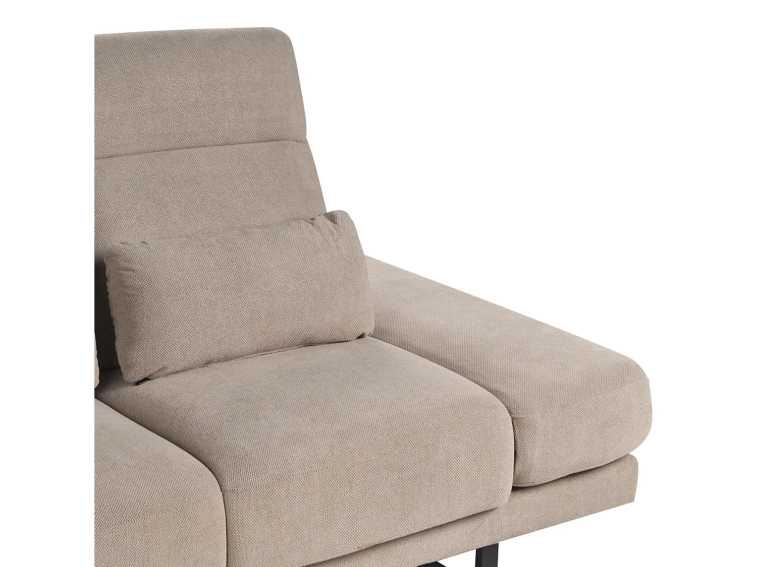 Canapé 3 places IKAST Tissu Taupe