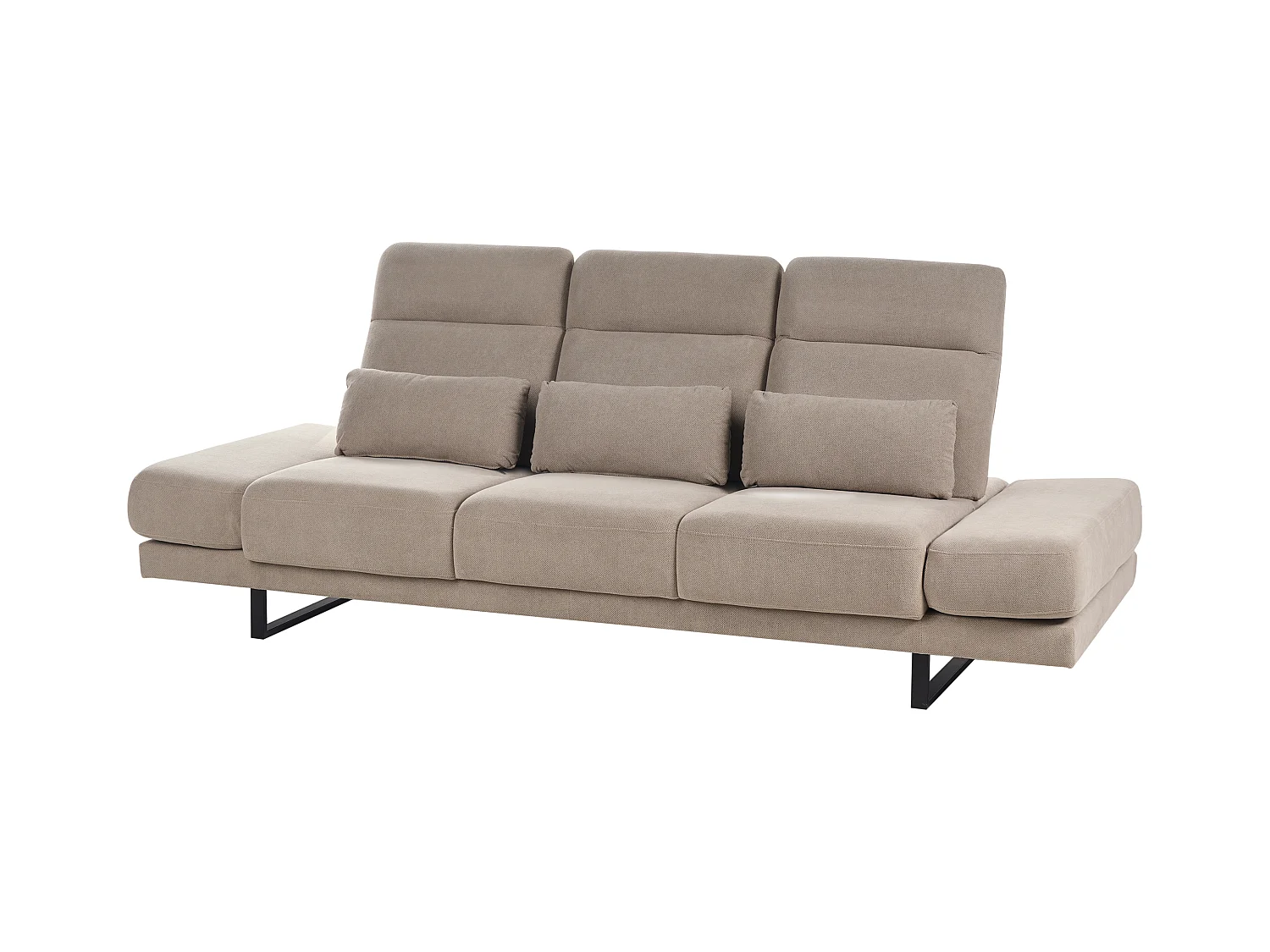 IKAST Stof Taupe 3-zitter