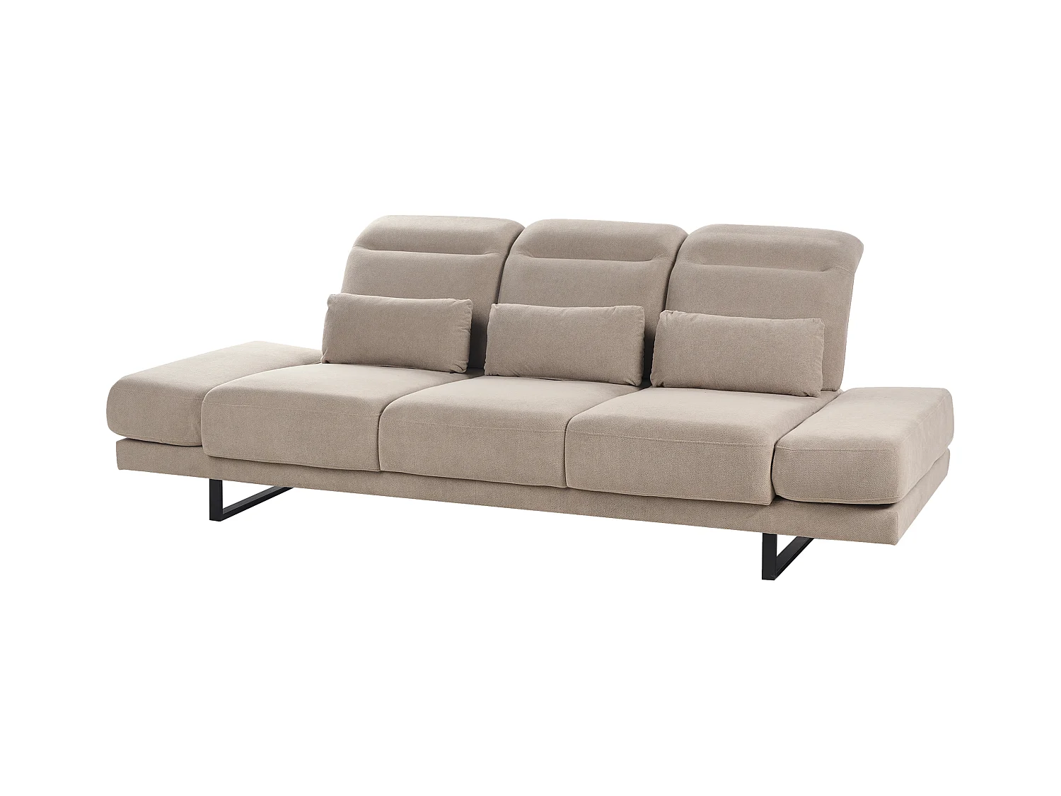 IKAST Stof Taupe 3-zitter