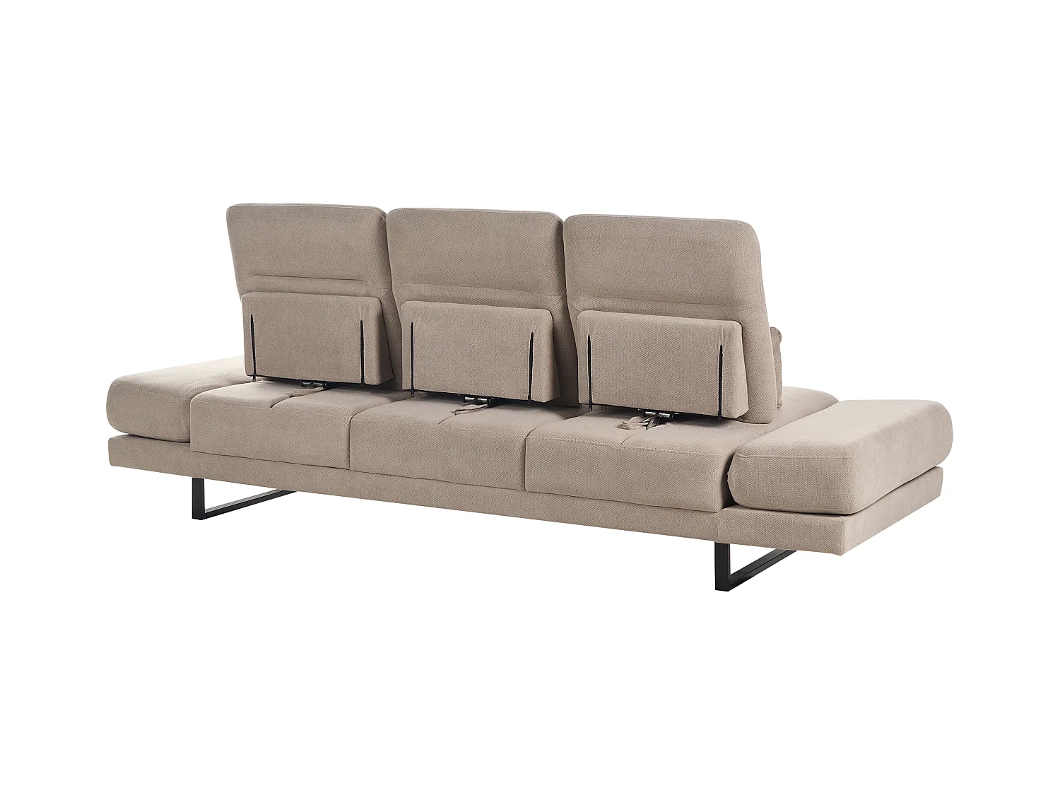 IKAST Stof Taupe 3-zitter