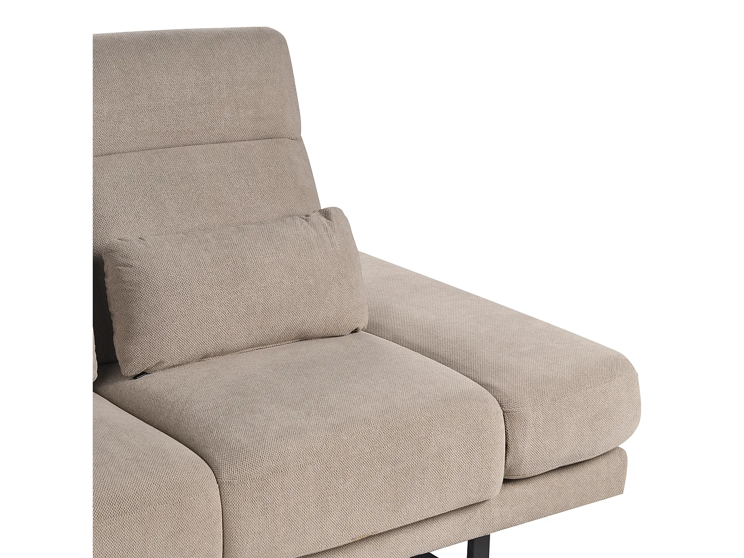 Canapé 3 places IKAST Tissu Taupe