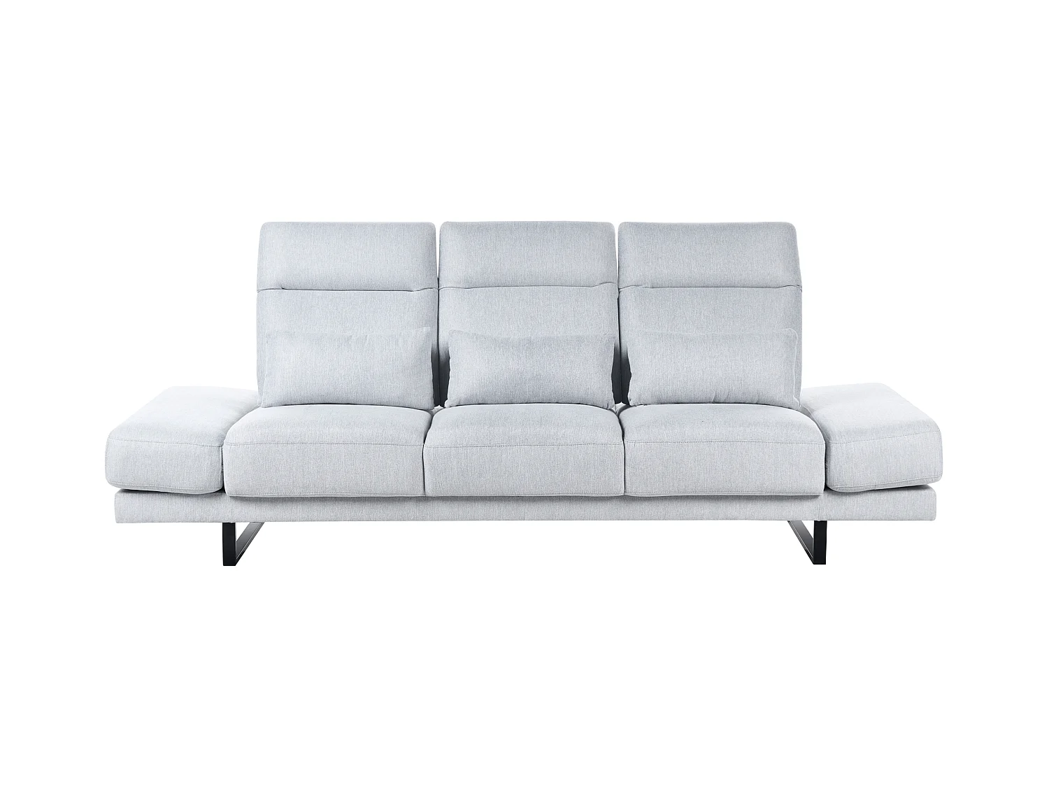 3 places IKAST Tissu Gris clair