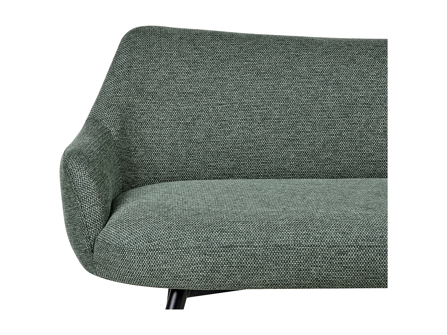 Canapé 2 places ARENDAL Tissu Vert