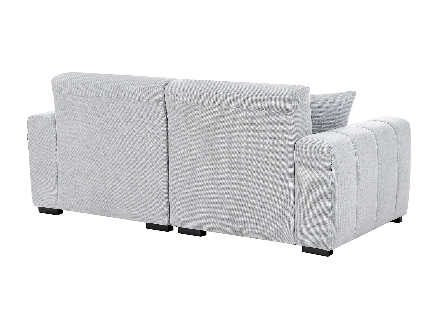 Sofa FAUSKAN Stoff Hellblau 3-Sitzer