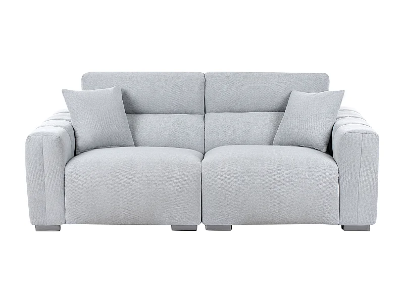 Sofa FAUSKAN Błękitny dla 3 osób