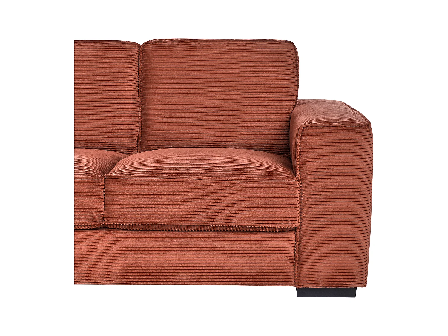 2 places VIKRAN Velours côtelé Marron doré