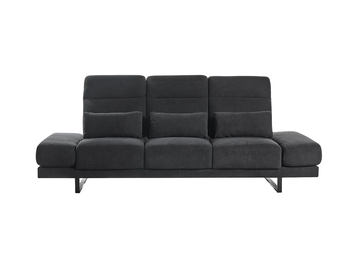 3 places IKAST Tissu Noir