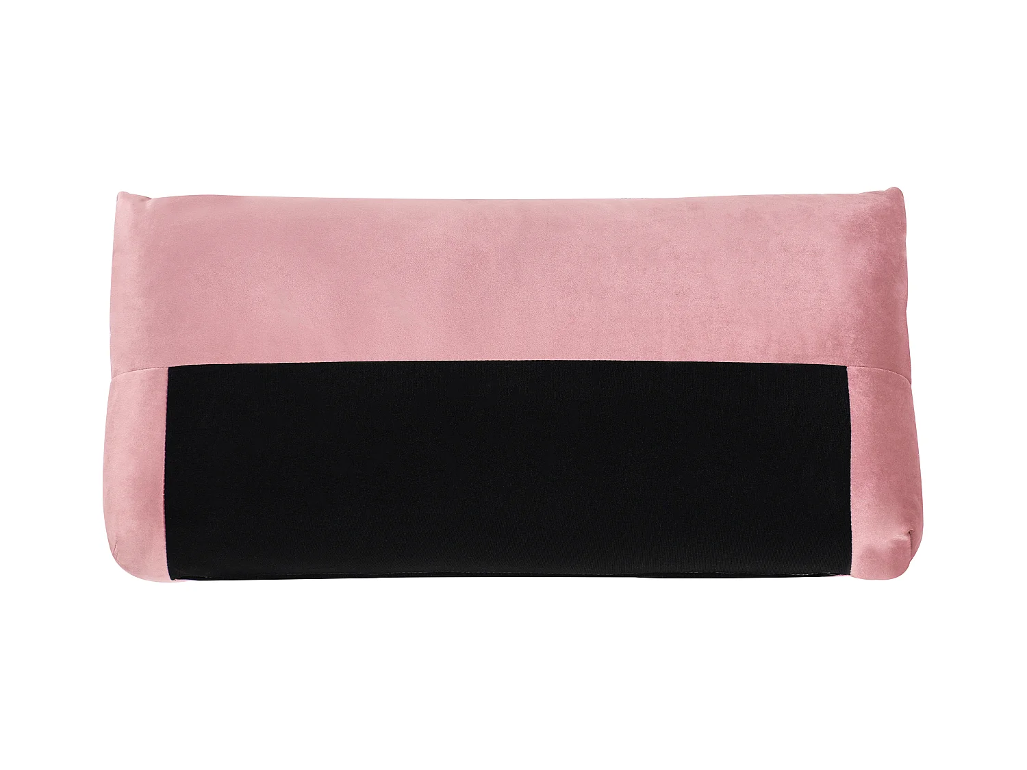 Sofa LUVOS Welur Różowy dla 3 osób