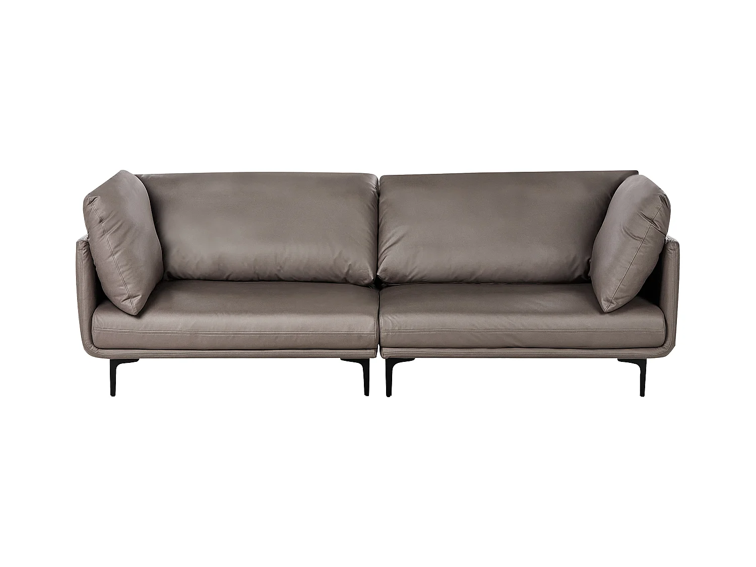 Canapé 3 places REVSNES Cuir PU Marron