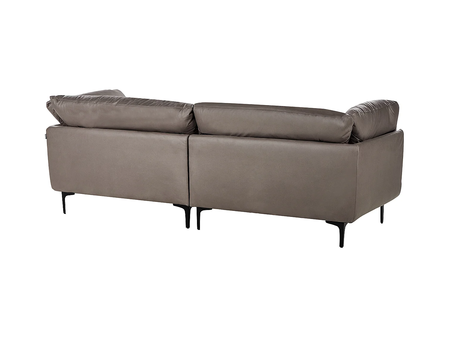 Canapé 3 places REVSNES Cuir PU Marron