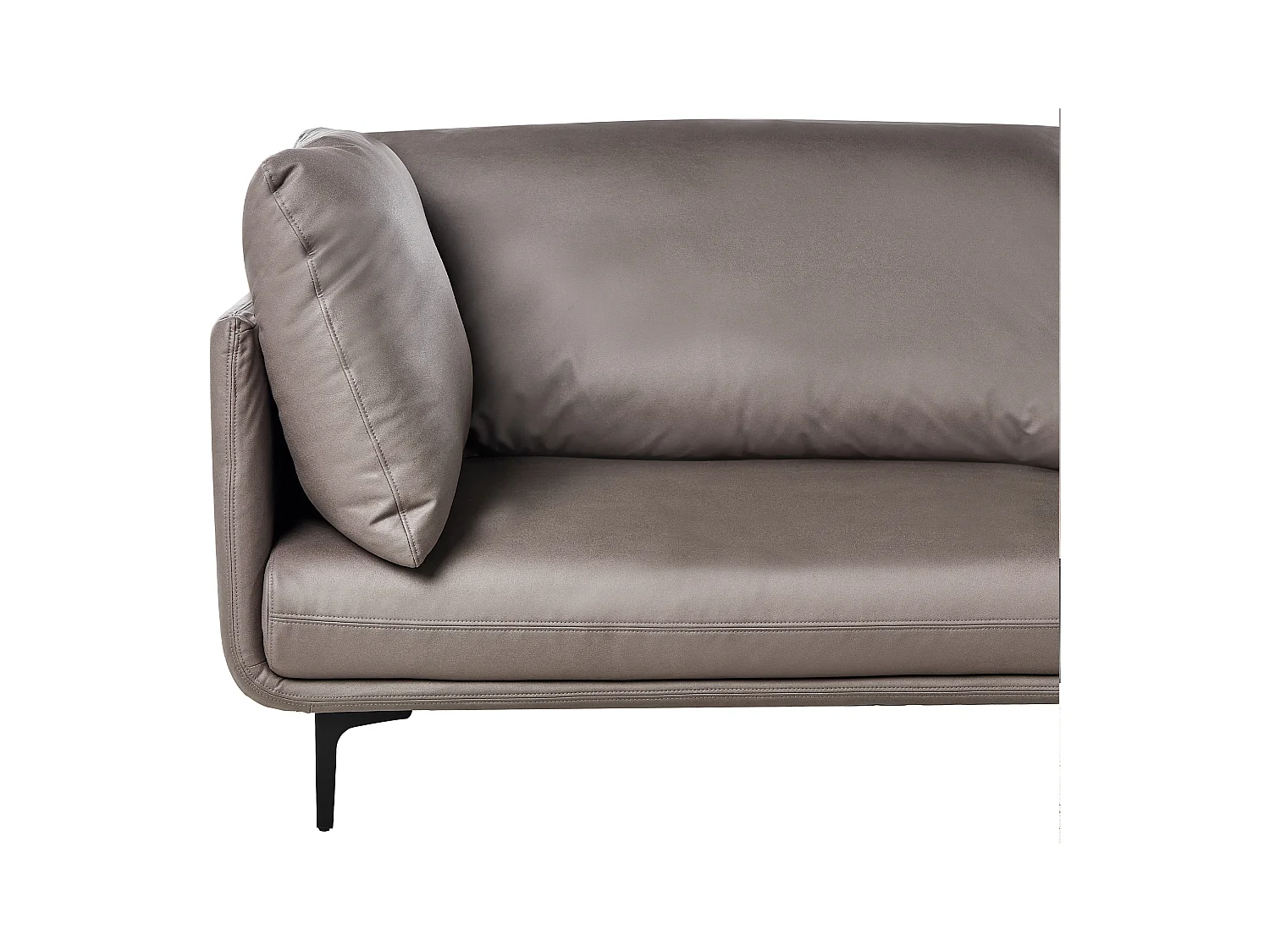 Canapé 3 places REVSNES Cuir PU Marron