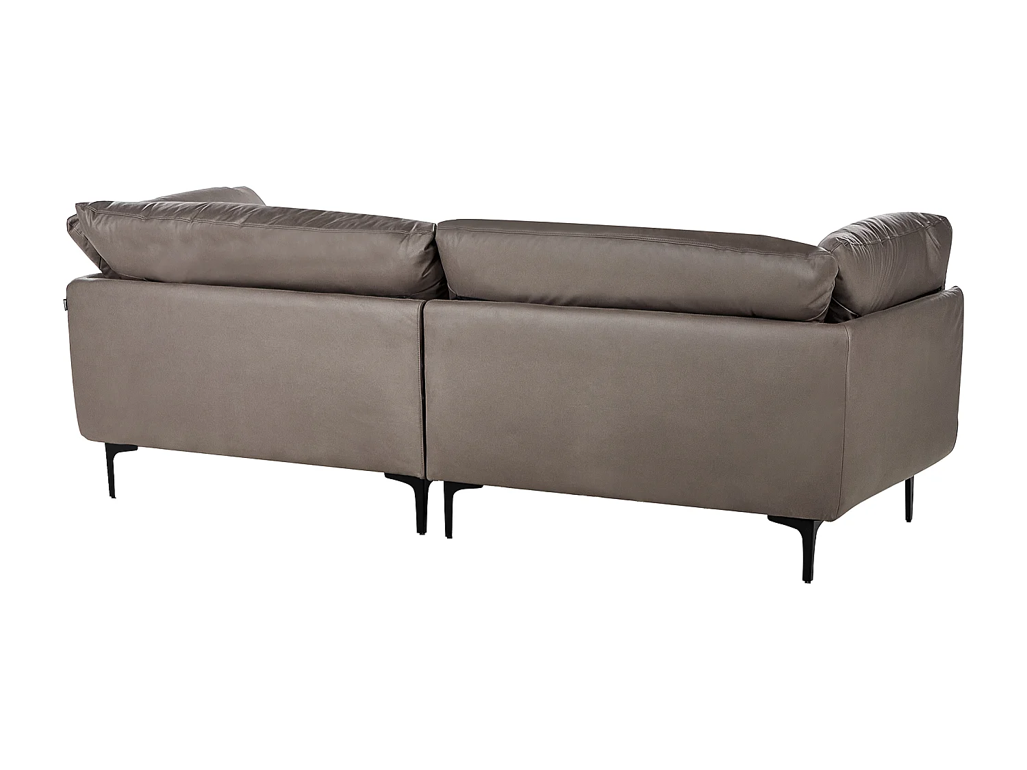 REVSNES Piel sintética Marrón 3 plazas