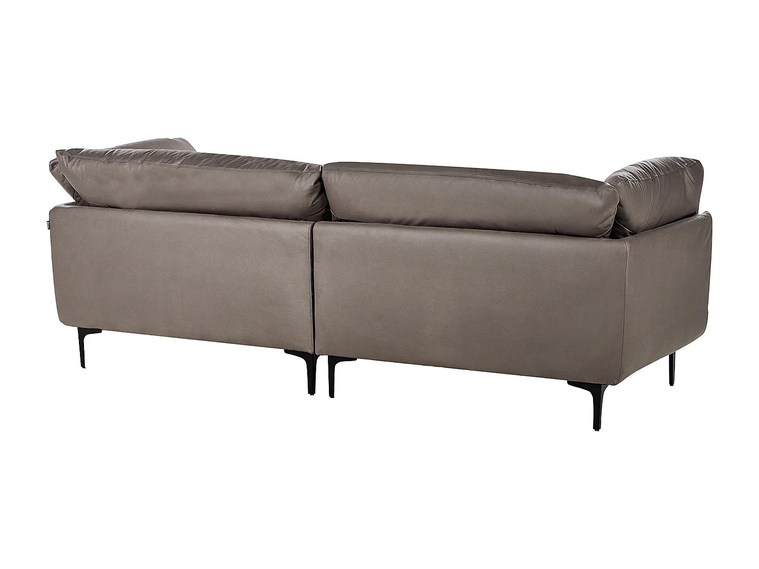 Canapé 3 places REVSNES Cuir PU Marron