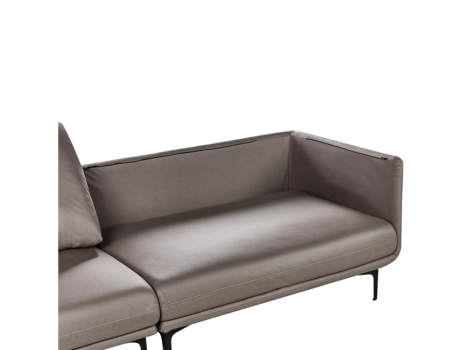 Canapé 3 places REVSNES Cuir PU Marron