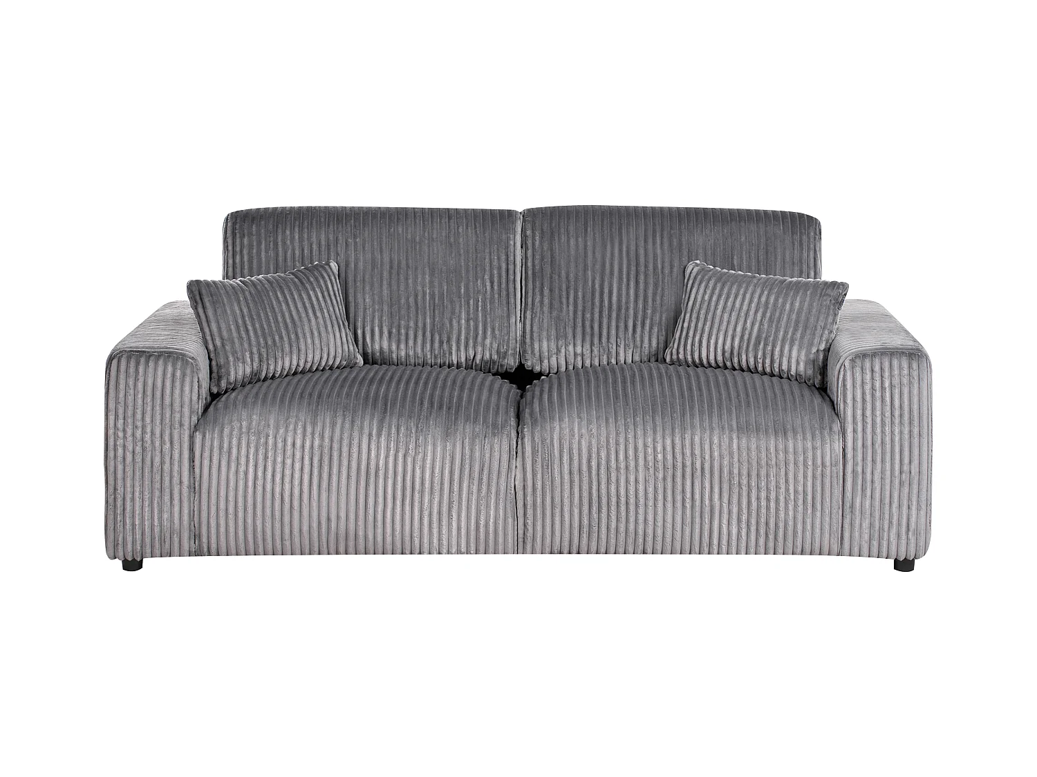 3 places SANDORA Velours côtelé Gris