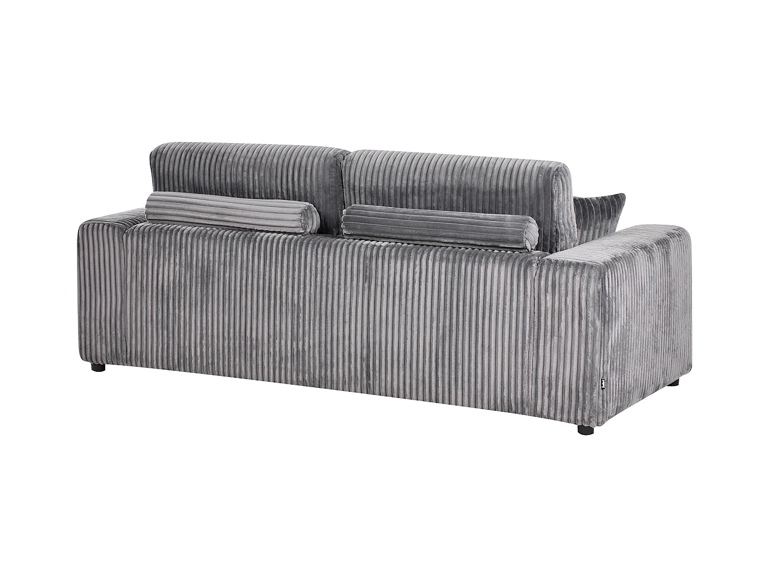 3 places SANDORA Velours côtelé Gris