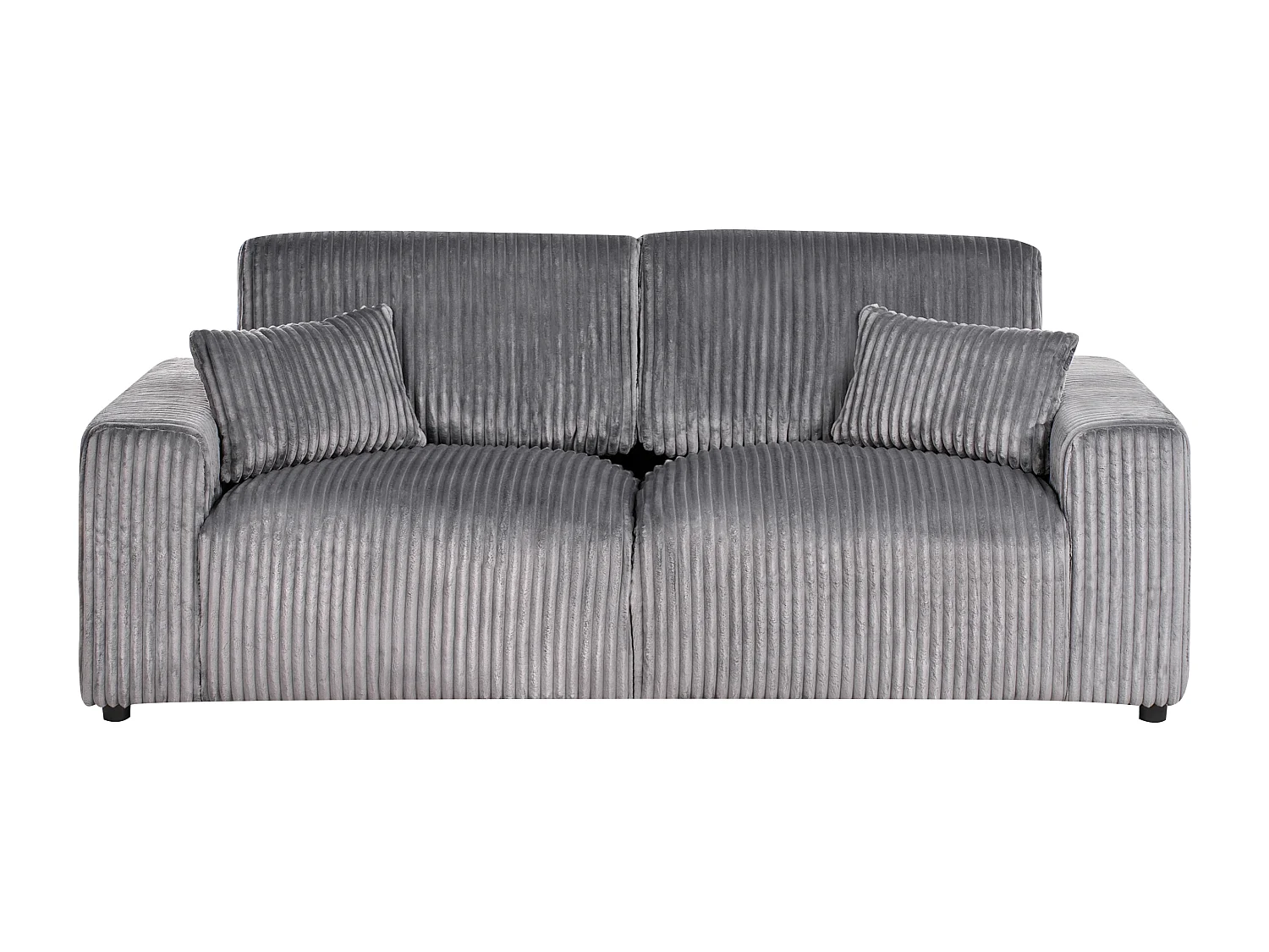 3 places SANDORA Velours côtelé Gris