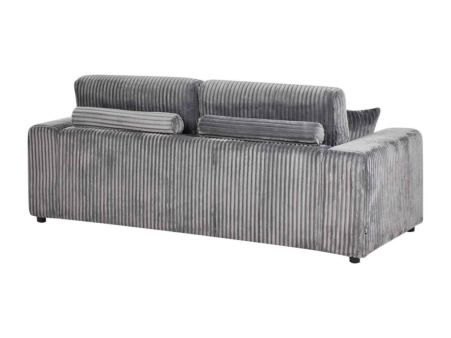 3 places SANDORA Velours côtelé Gris