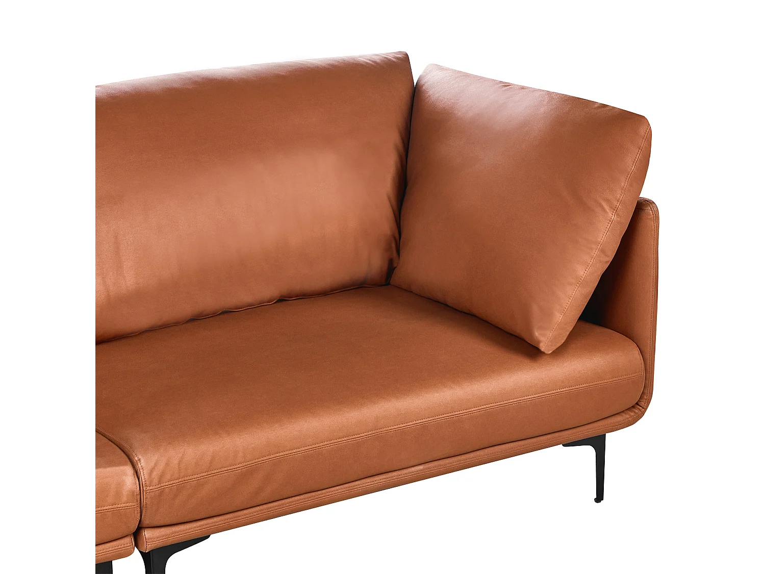 REVSNES Kunstleer Goudbruin 3-zitter