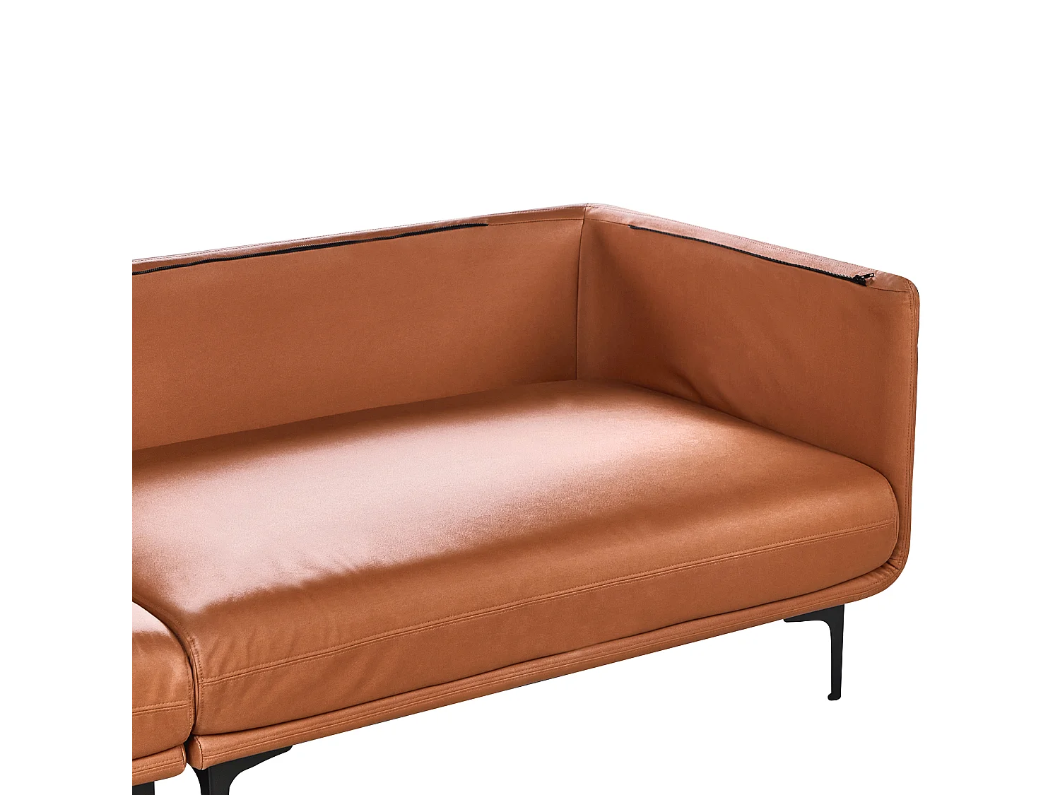 REVSNES Kunstleer Goudbruin 3-zitter