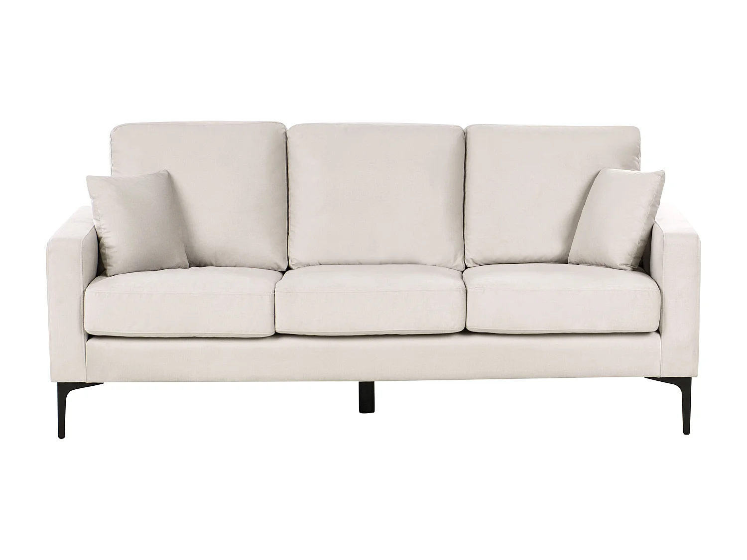 Sofá GAVLE Tela Beige claro 3 plazas