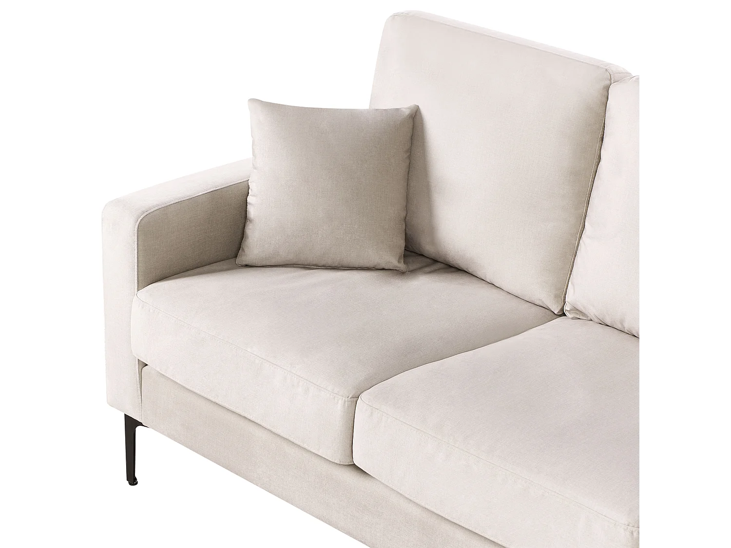 Sofá GAVLE Tela Beige claro 3 plazas