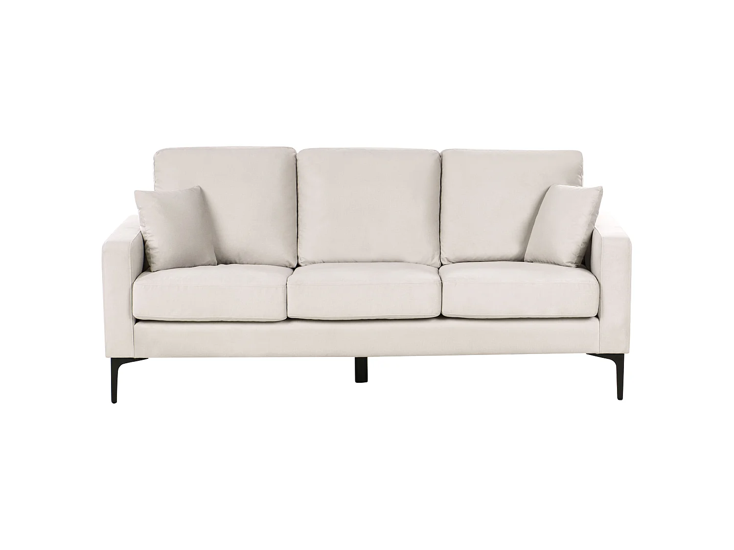 Sofa 3 Seater GAVLE Fabric Light Beige
