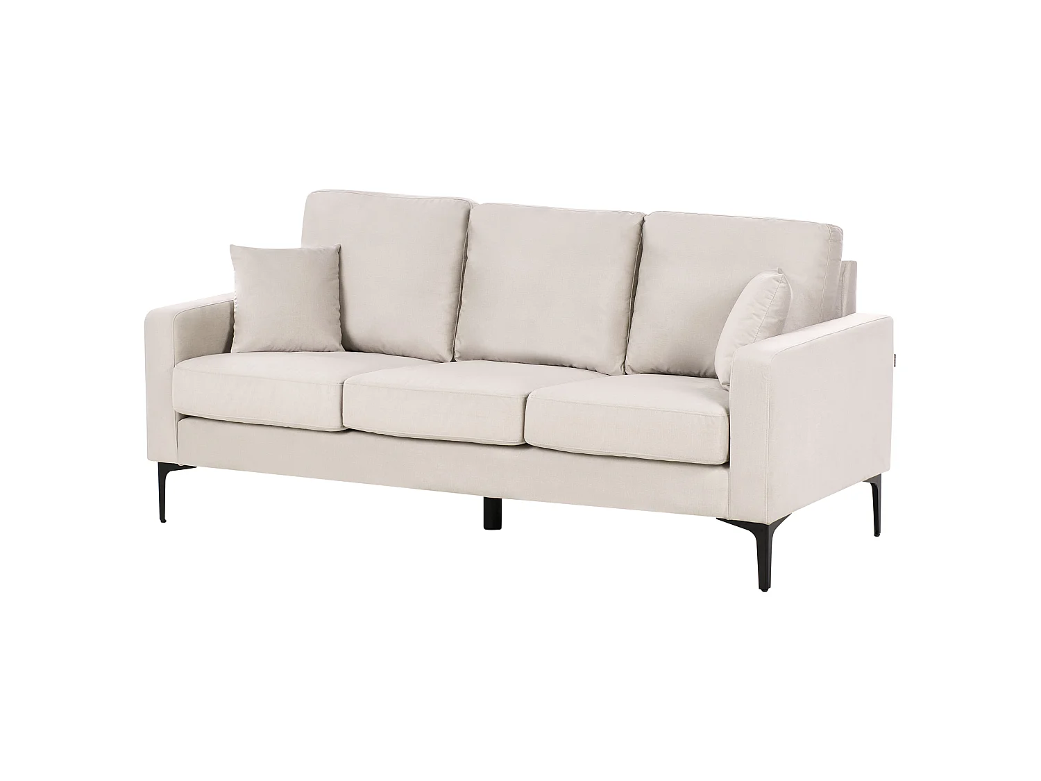 Sofa 3 Seater GAVLE Fabric Light Beige