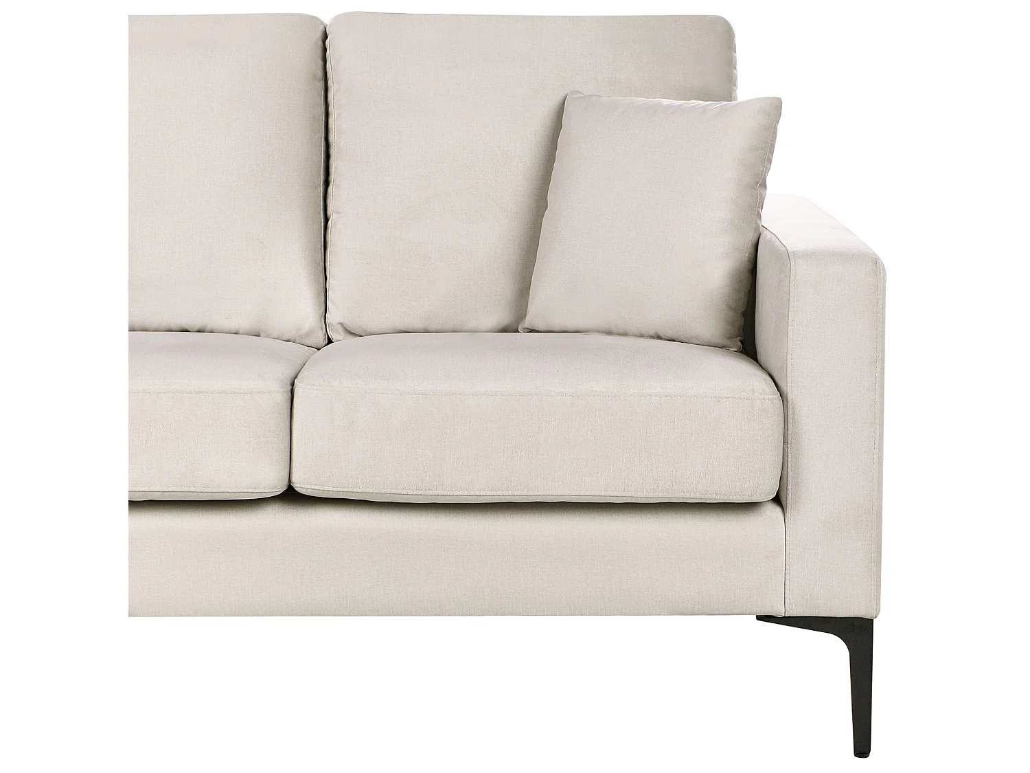 Sofa 3 Seater GAVLE Fabric Light Beige