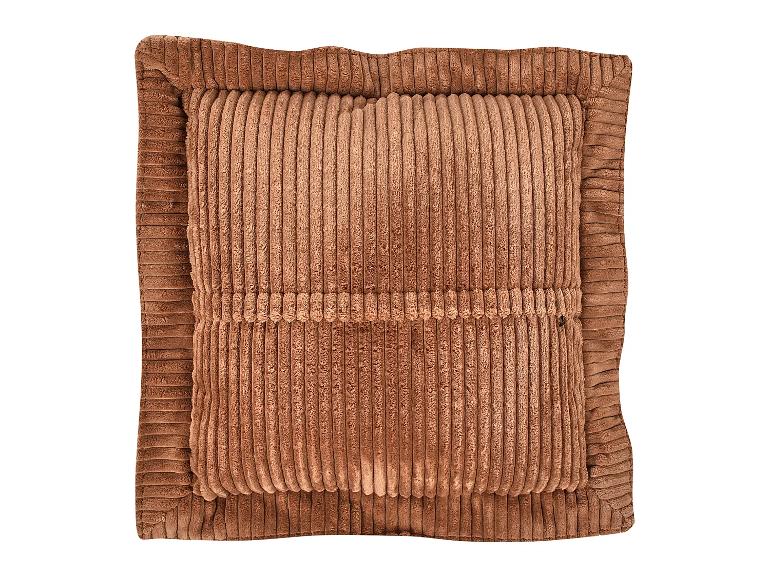 Canapé 2 places TIRRO Velours côtelé Marron