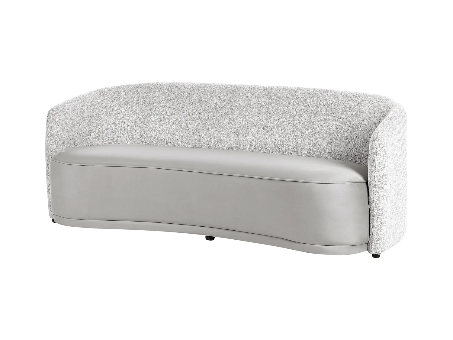 ROSET Tela Gris 3 plazas