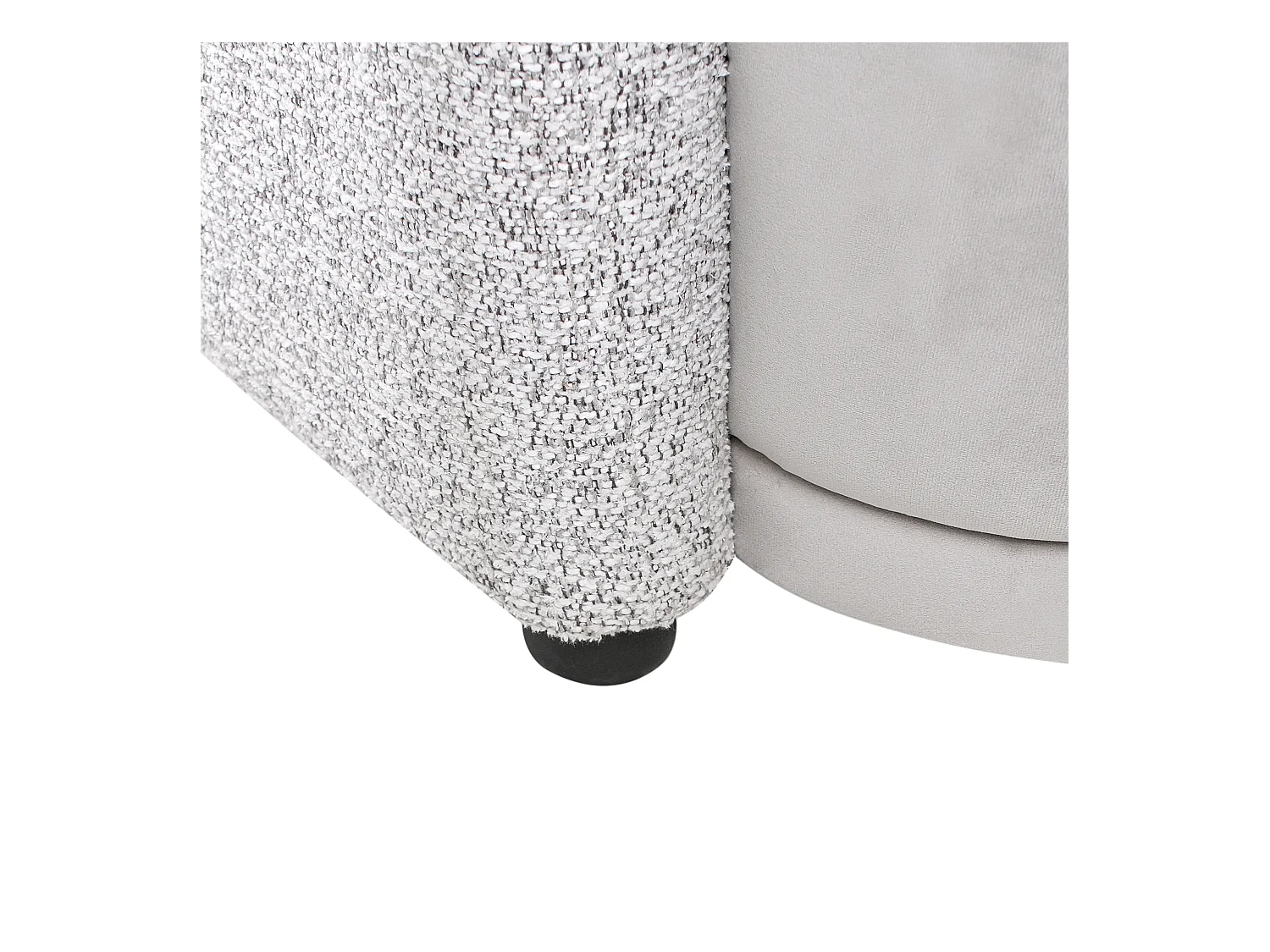 ROSET Tela Gris 3 plazas