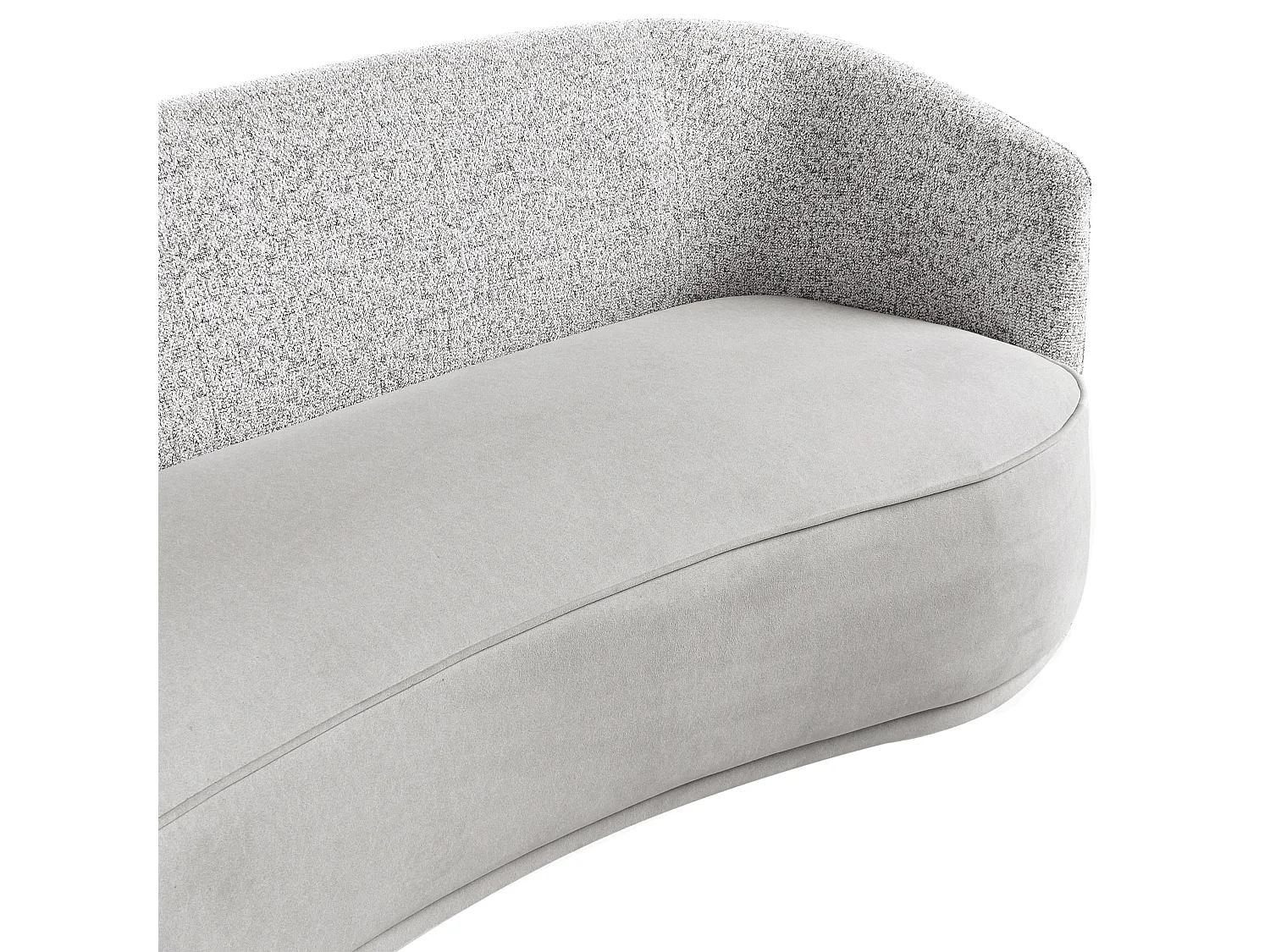 3 places ROSET Tissu Gris