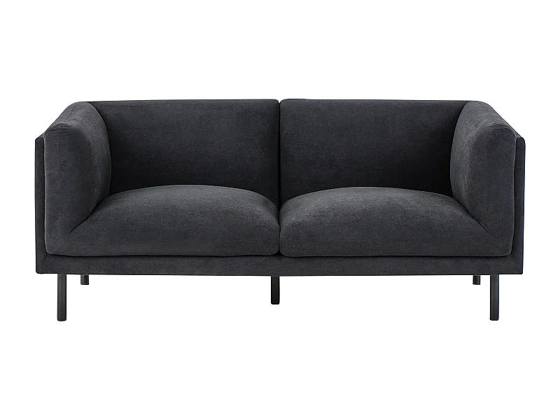 Bank VORGOD Stof Zwart 2-zitter