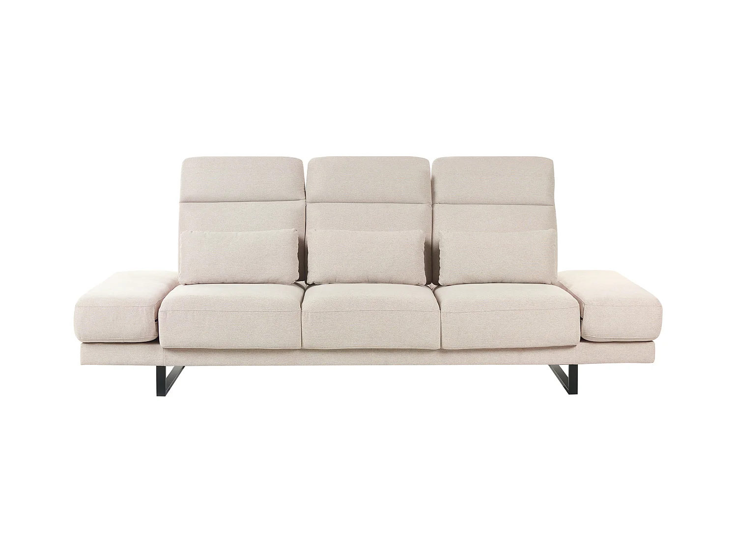 Canapé 3 places IKAST Tissu Beige