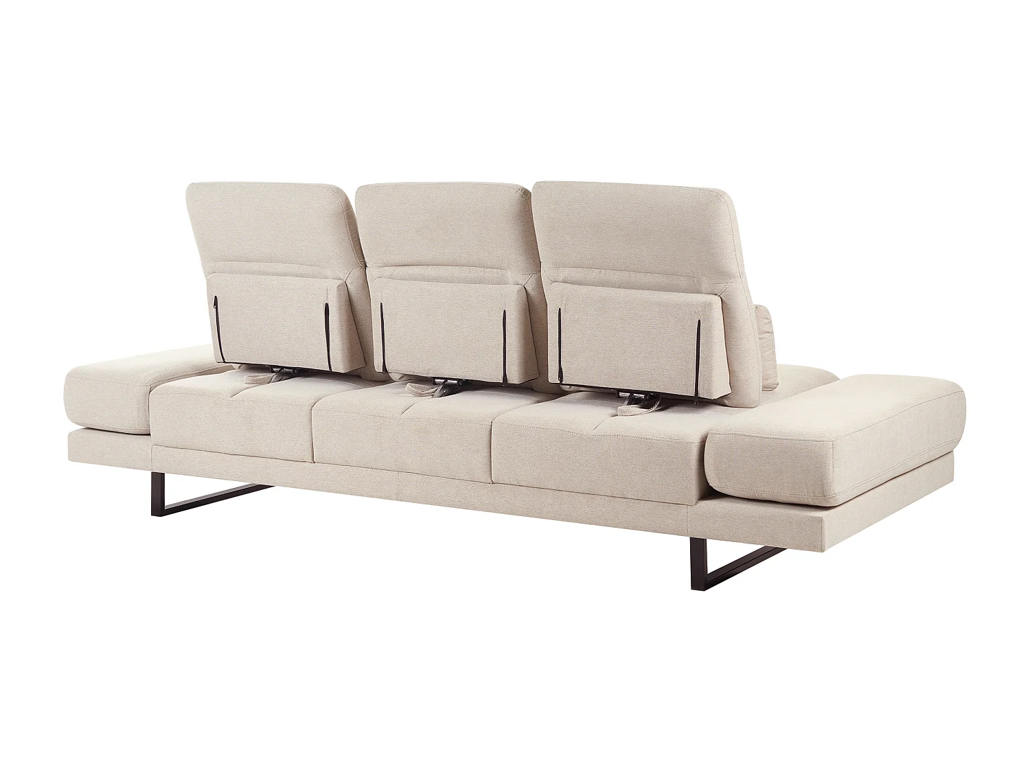 Canapé 3 places IKAST Tissu Beige