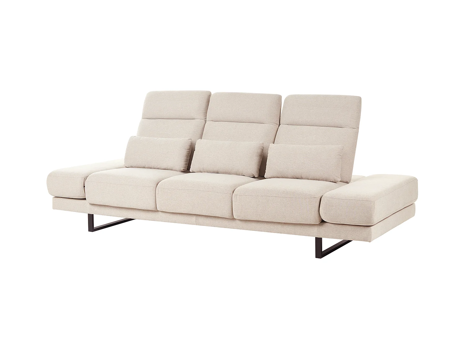 IKAST Stof Beige 3-zitter