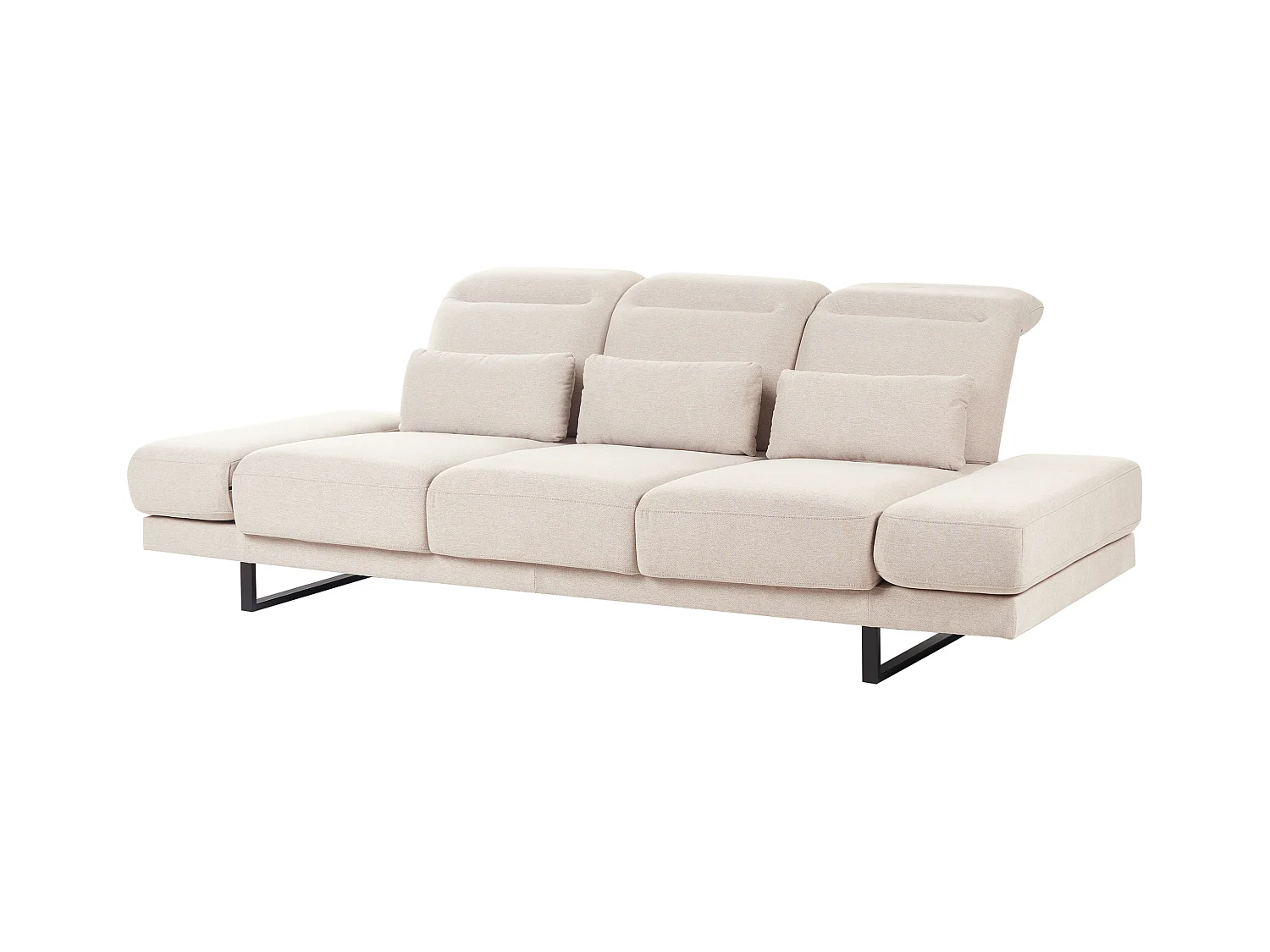 IKAST Stof Beige 3-zitter