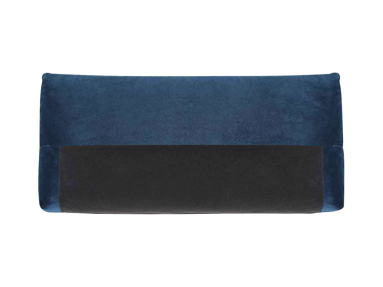 Sofa LUVOS Welur Ciemnoniebieski dla 3 osób