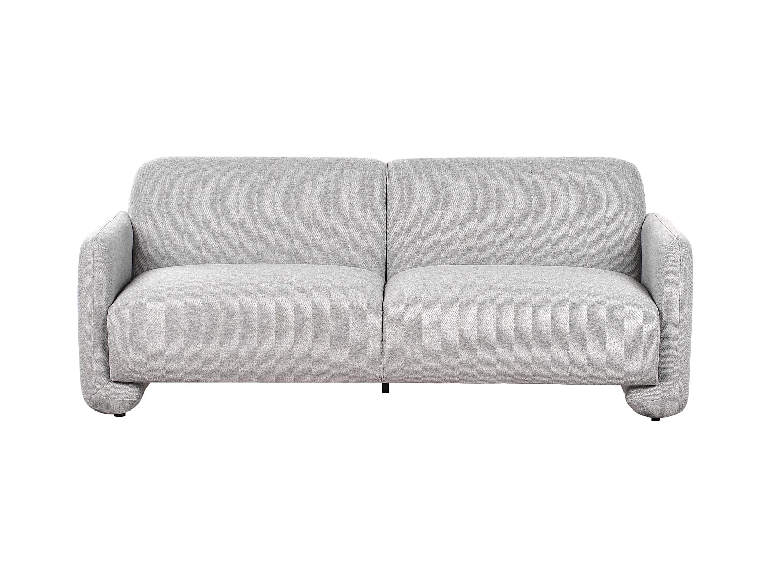 Sofá SALAND Tela Gris 3 plazas