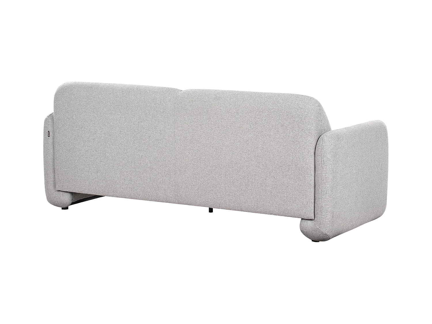 Sofá SALAND Tela Gris 3 plazas