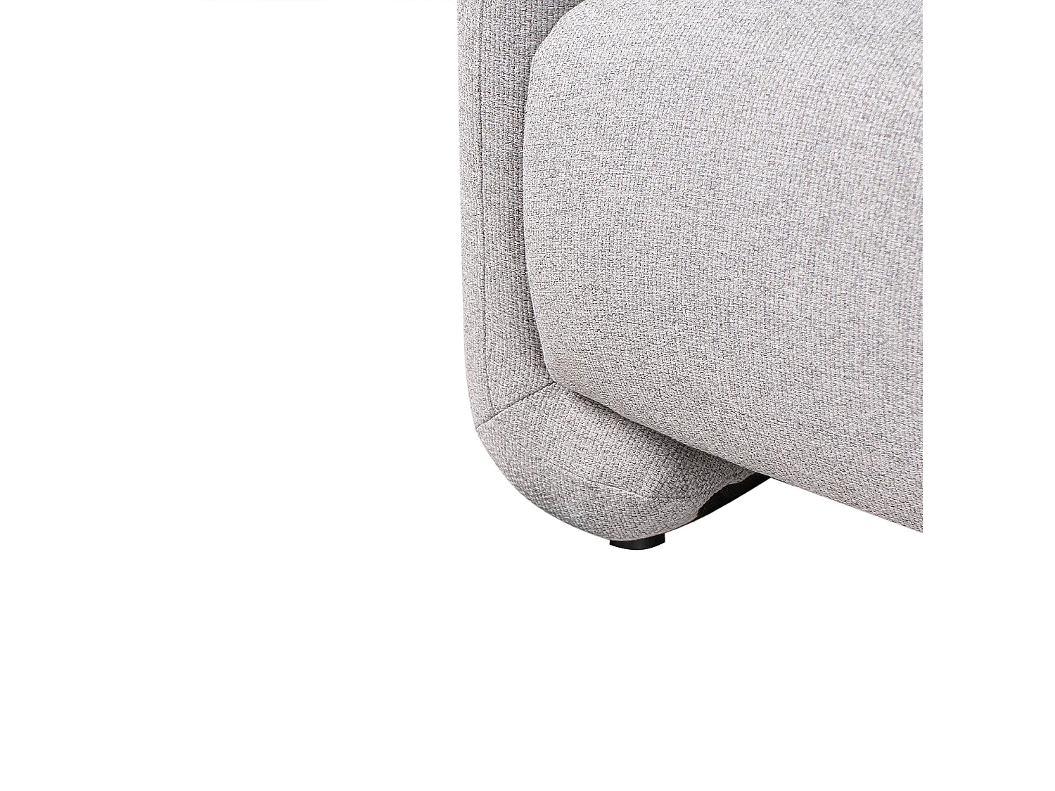 Canapé 3 places SALAND Tissu Gris